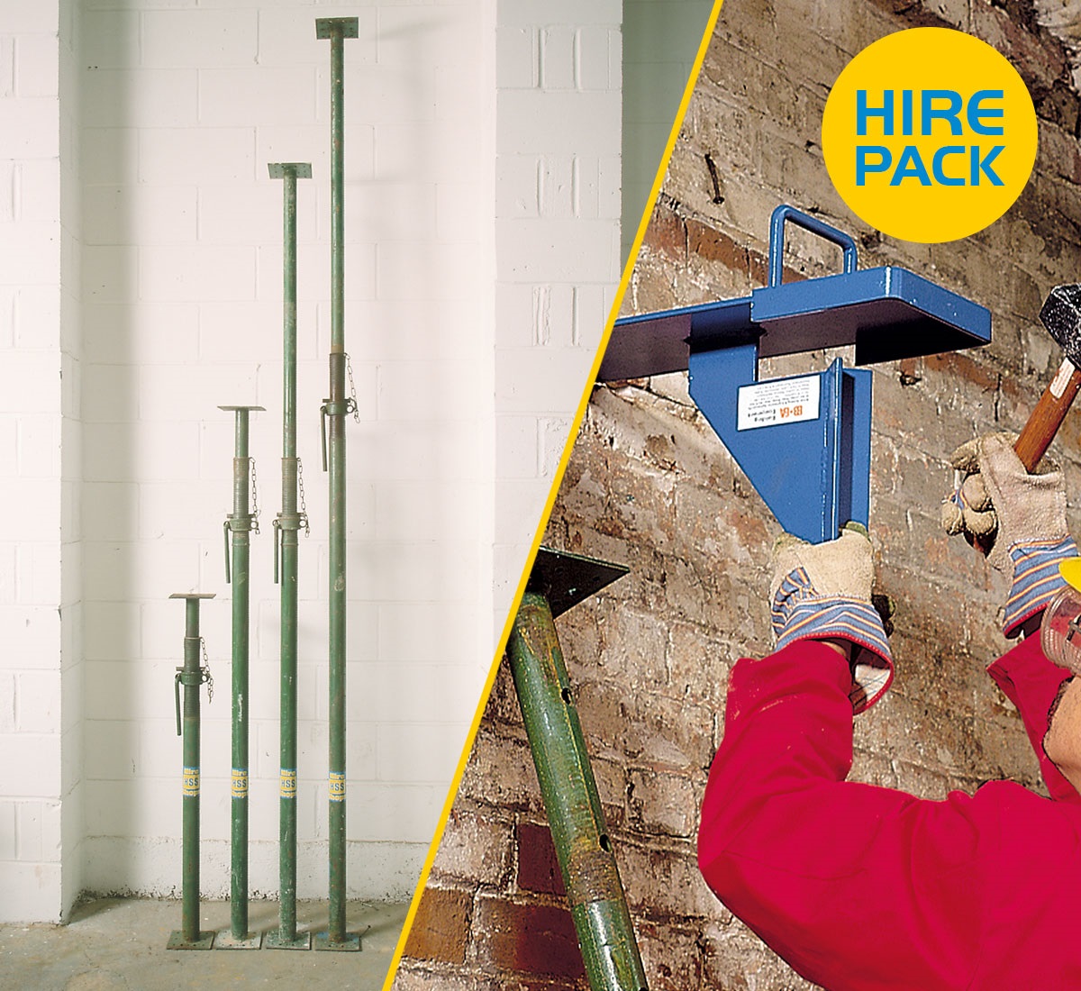 Wall Supports Hire Pack