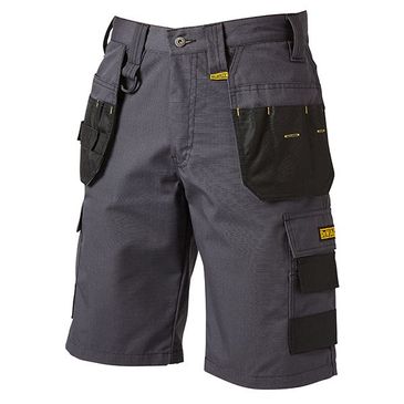 cheverley-lightweight-grey-polycotton-shorts-waist-36in