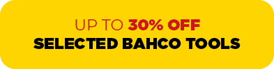 Up to 30% off Bahco tools