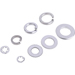 RS PRO 2700 piece Internal Tooth, Plain, Spring Stainless Steel Washers A2 304