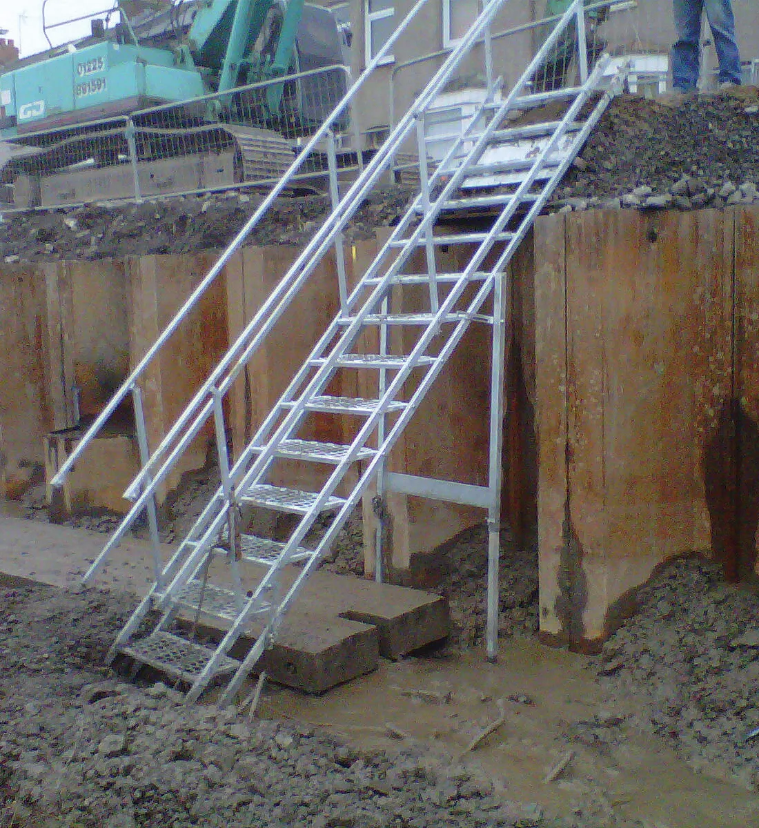 Temporary Site Staircase - 3 Step
