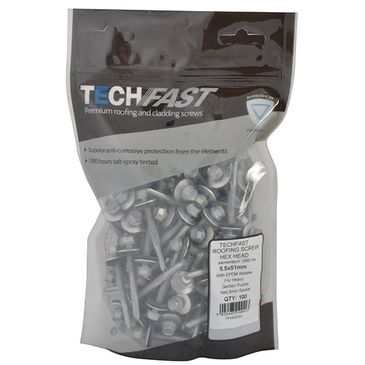 techfast-hex-head-roofing-screw-self-drill-heavy-section-5-5-x-51mm-pack-100