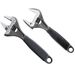 Bahco ERGO Extra Wide Jaw Adjustable Wrench Twin Pack                                