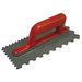 Faithfull Notched Trowel V 4mm & Round 7mm Plastic Handle 11 x 4.1/2in                    