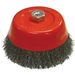Faithfull Wire Cup Brush 150mm M14x2, 0.30mm Steel Wire                                   
