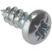 ForgeFix Self-Tapping Screw Pozi Compatible Pan Head ZP 5/8in x 6 Box 200                
