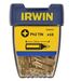 IRWIN Screwdriver Bits Phillips PH2 25mm Titanium (Pack 2)                            