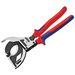 Knipex 3 Stage Ratchet Action Cable Cutters Multi-Component Grip 320mm                 