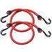 Master Lock Twin Wire Bungee Cord 60cm Red 2 Piece                                          