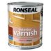 Ronseal Interior Varnish Quick Dry Satin Medium Oak 750ml                               