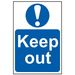 Scan Keep Out - PVC 400 x 600mm        