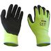 Scan Hi-Vis Yellow Foam Latex Coated Gloves - M (Size 8)                             