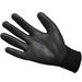 Scan Black PU Coated Gloves - L (Size 9) (240 Pairs)                                 