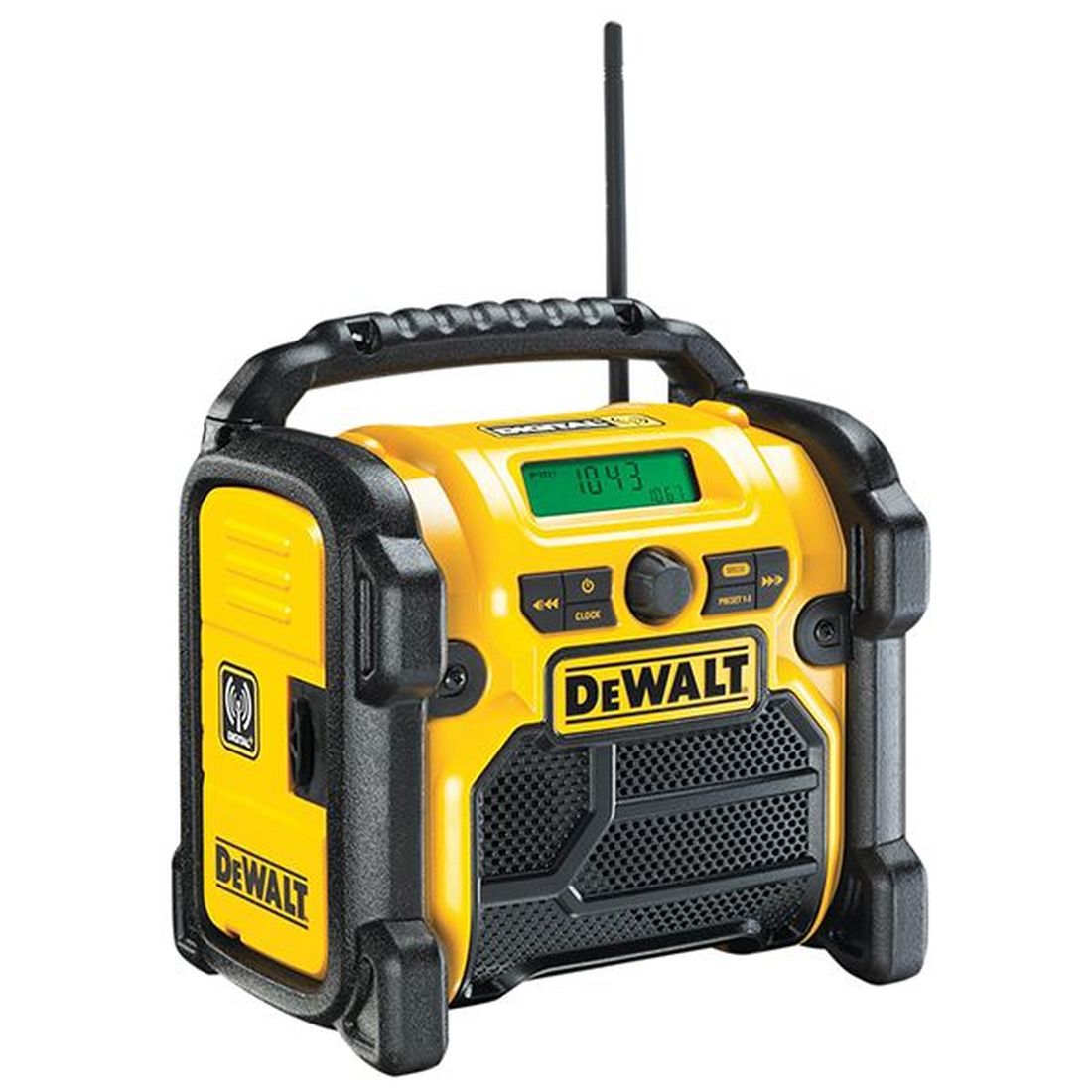 DEWALT DCR020 DAB Digital Radio 240V & Li-ion Bare Unit                                