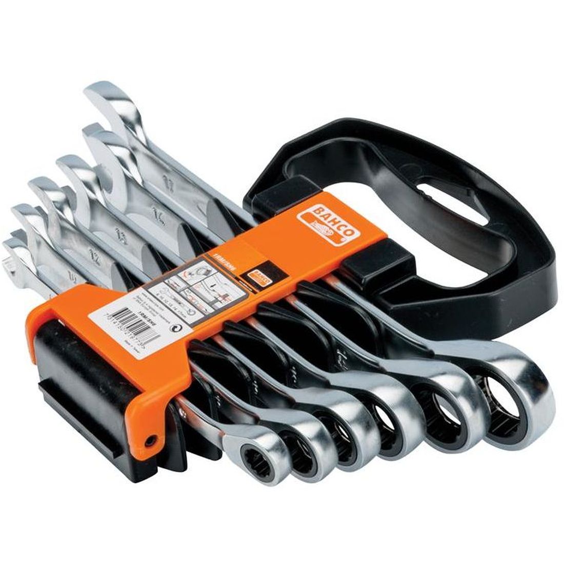 Bahco 1RM Ratcheting Combination Wrench Set, 6 Piece                                  