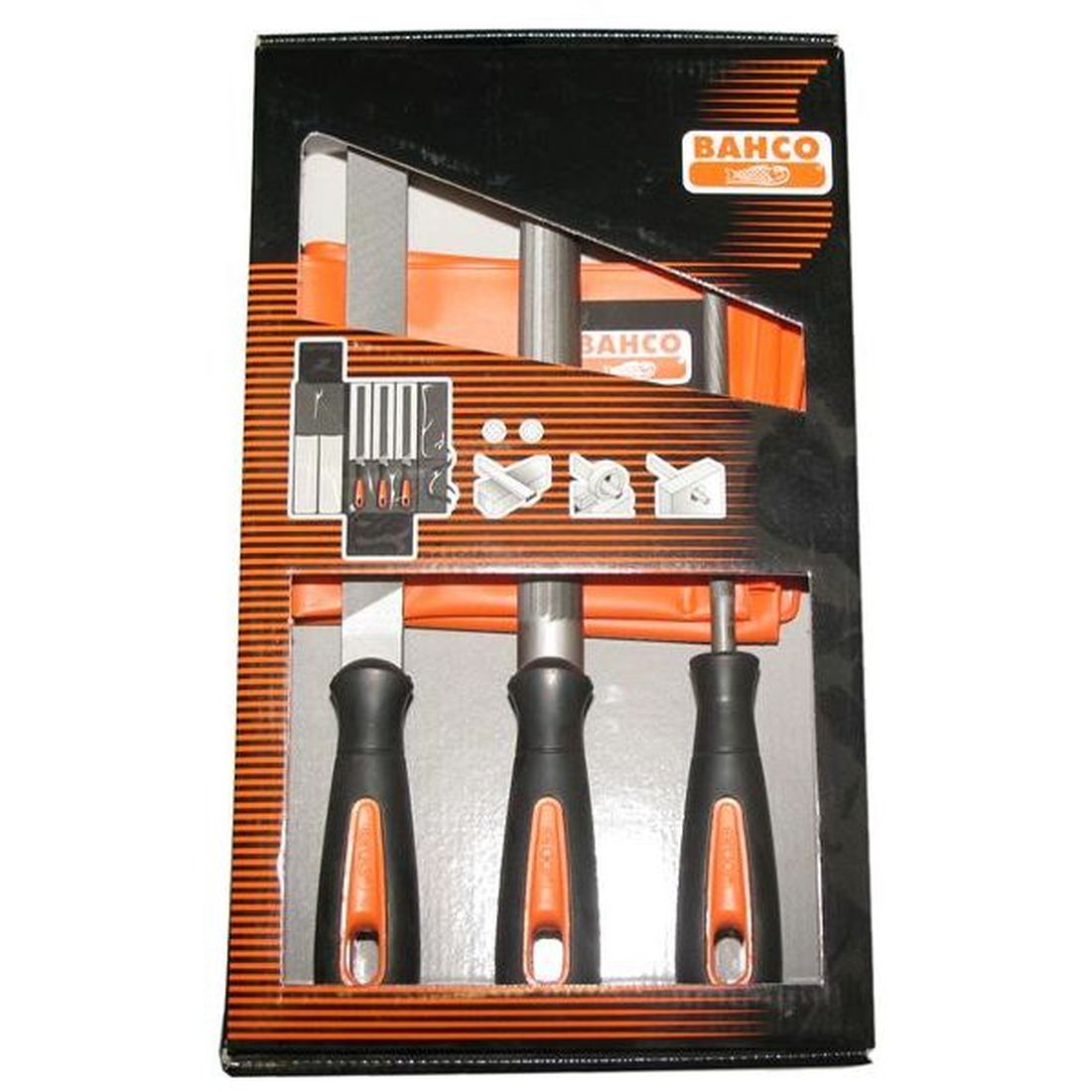 Bahco 200mm (8in) ERGO Engineering File Set, 3 Piece                                 