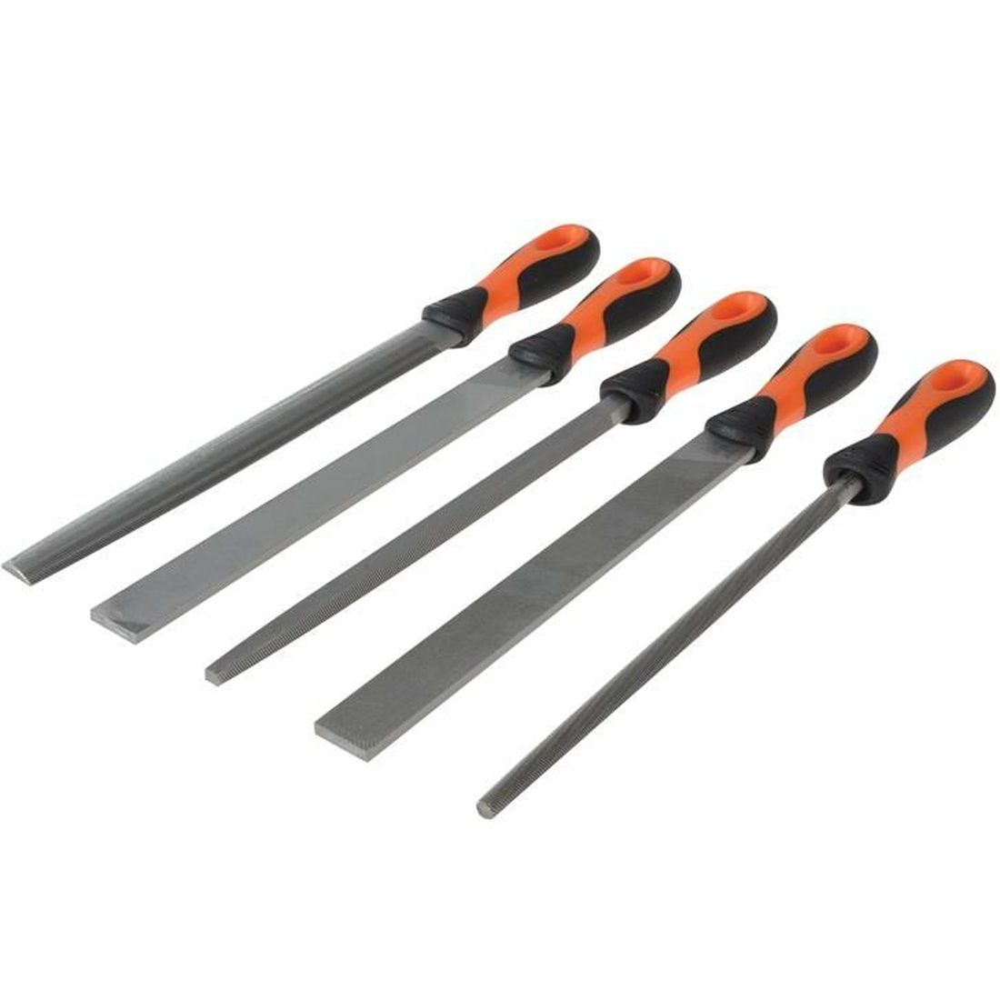 Bahco 250mm (10in) ERGO Engineering File Set, 5 Piece                                