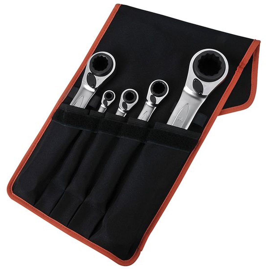 Bahco S4RM Series Reversible Ratchet Spanners Set, 5 Piece                            