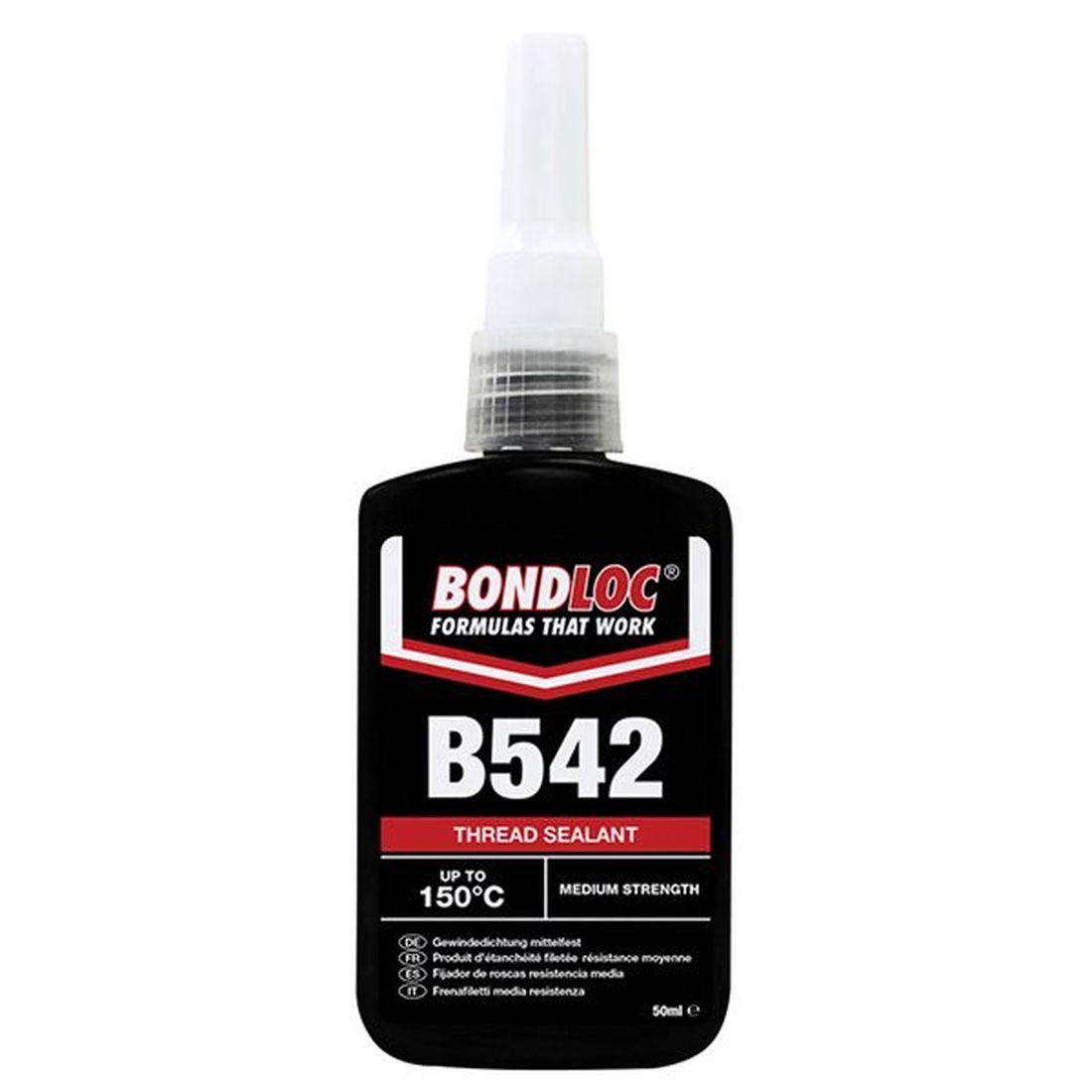Bondloc B542 Hydraulic Seal Pneumatic Fittings 50ml                                     