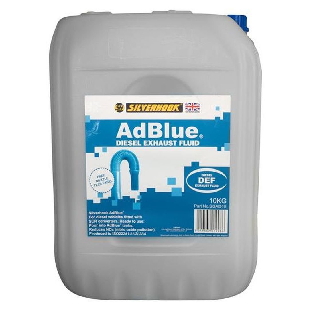 Silverhook AdBlue Diesel Exhaust Treatment Additive 10 litre                              