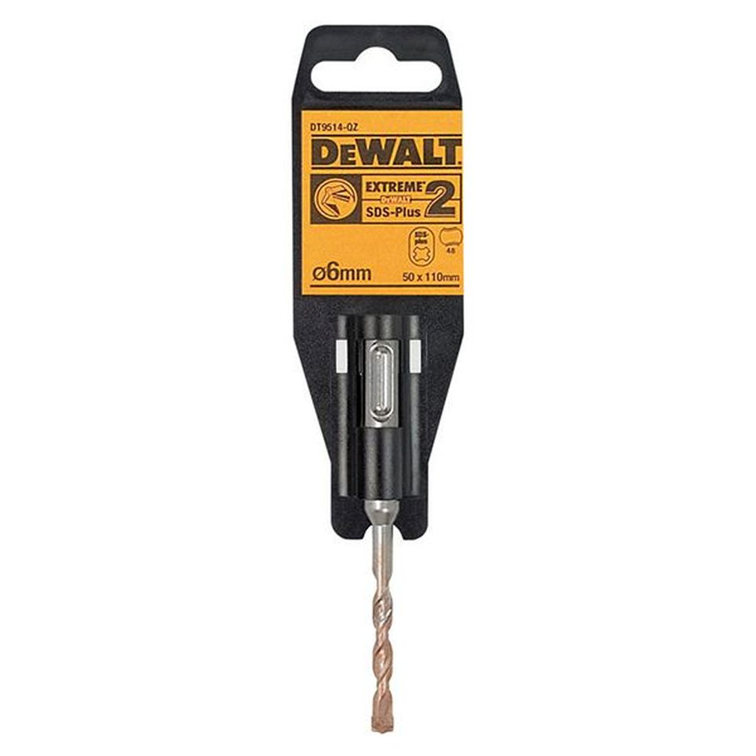 DEWALT SDS Plus EXTREME 2 Drill Bit 6 x 110mm                                         