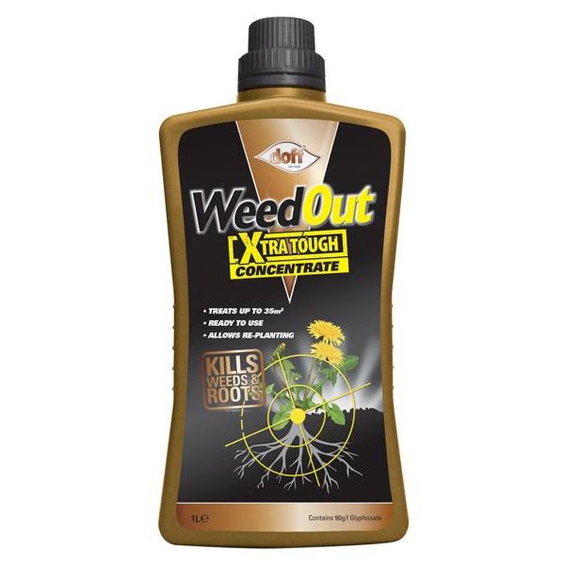 DOFF WeedOut Xtra Tough Weedkiller Concentrate 1 litre                               