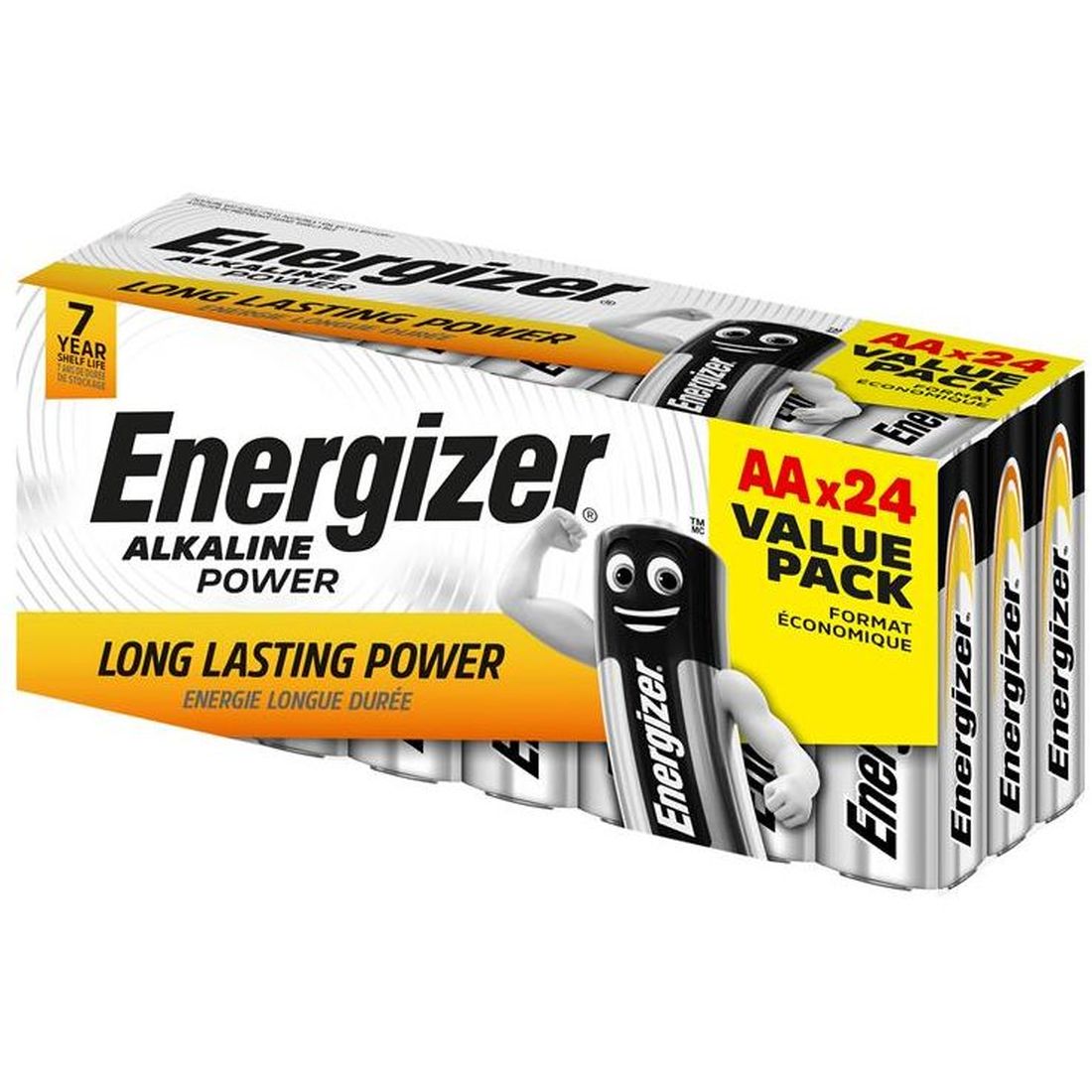 Energizer AA Cell Alkaline Power Batteries (Pack 24)                                      