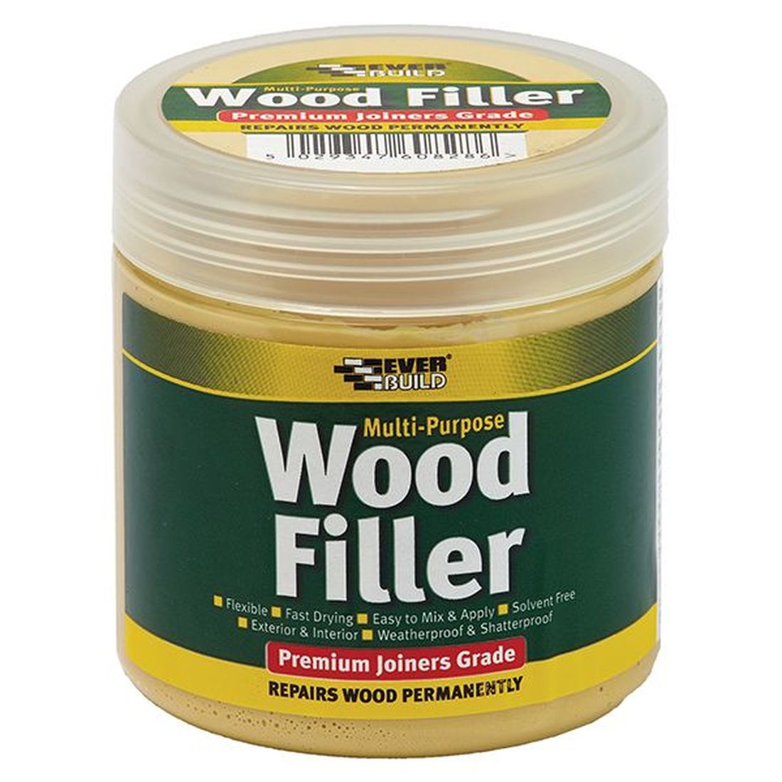 Everbuild Multipurpose Premium Joiners Grade Wood Filler Pine 250ml                       