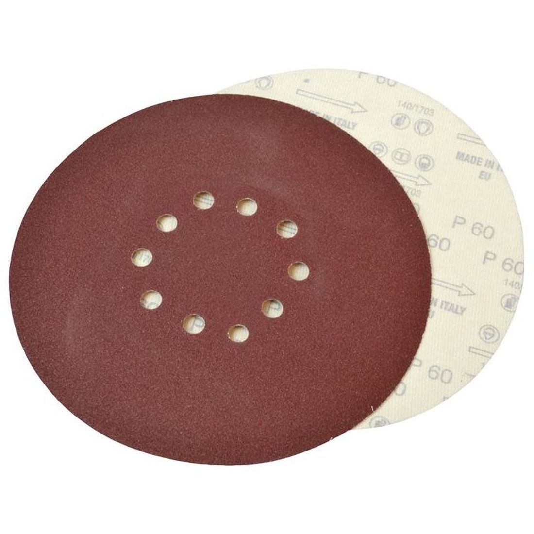 Faithfull Dry Wall Sanding Disc for Flex Machines 225mm Assorted (Pack 10)                
