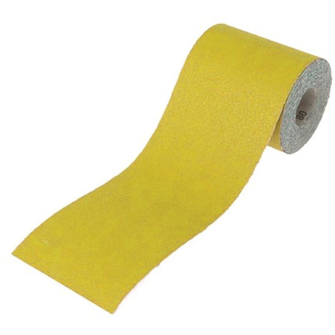 Faithfull Aluminium Oxide Sanding Paper Roll Yellow 115mm x 50m 60G                       