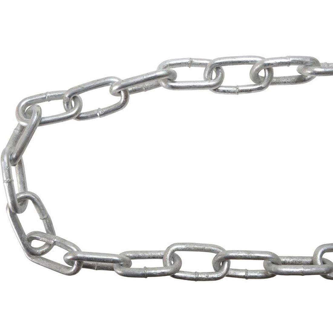 Faithfull Galvanised Chain Link 3mm x 30m Reel - Max. Load 80kg                           
