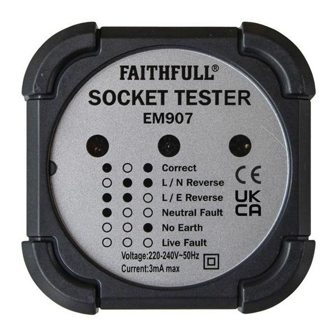 Faithfull Socket Polarity Tester            
