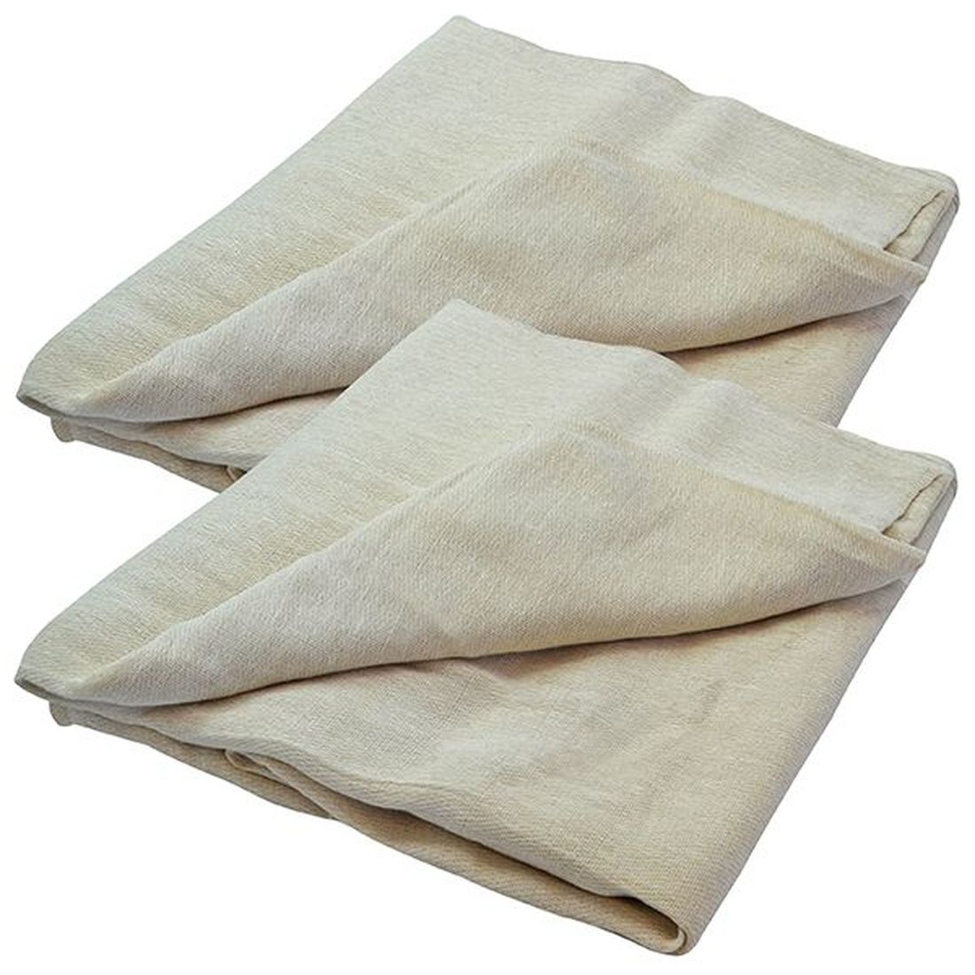Faithfull Cotton Twill Dust Sheet (Twin Pack) 3.6 x 2.7m                                  