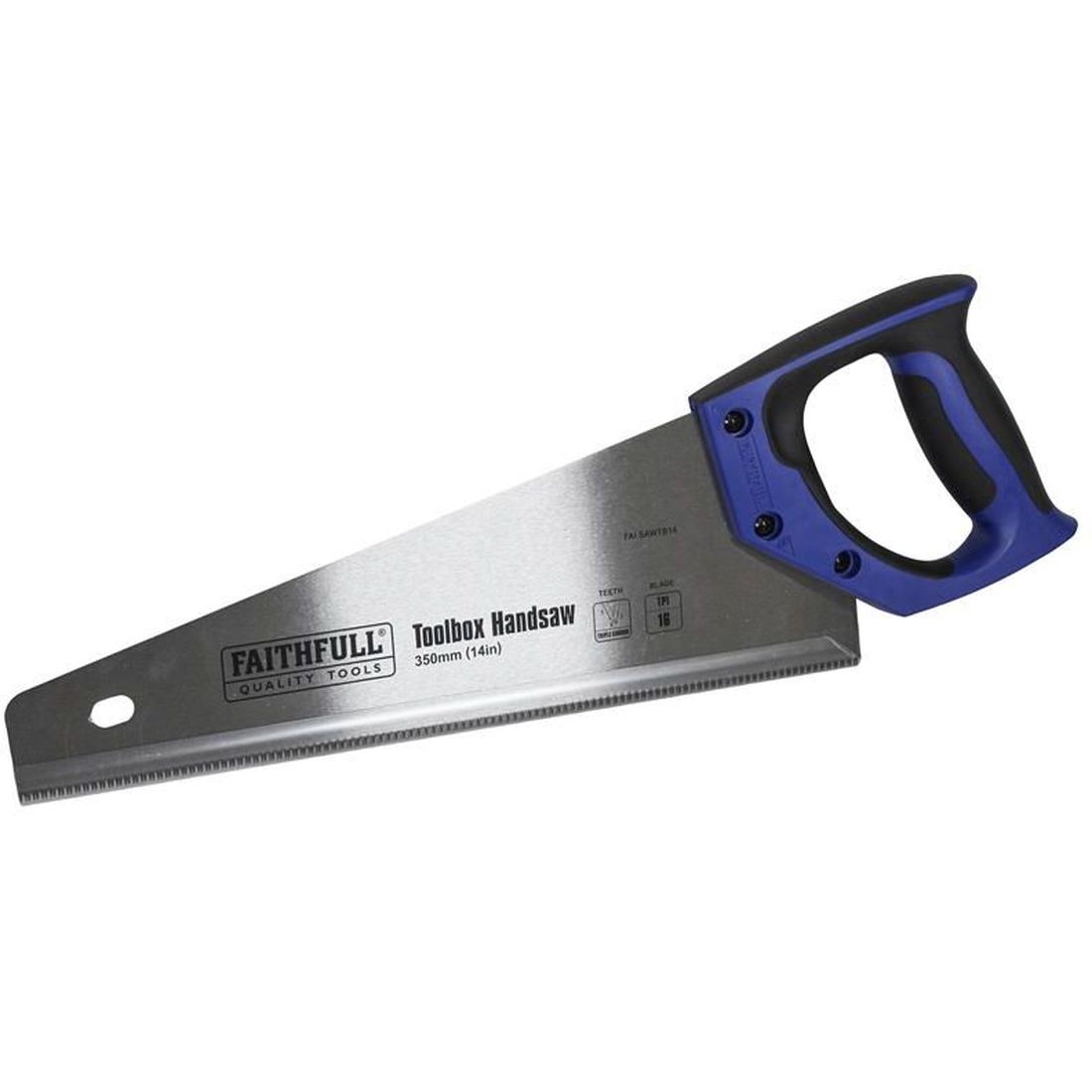 Faithfull Toolbox Hardpoint Handsaw 350mm (14in) 16 TPI                                   