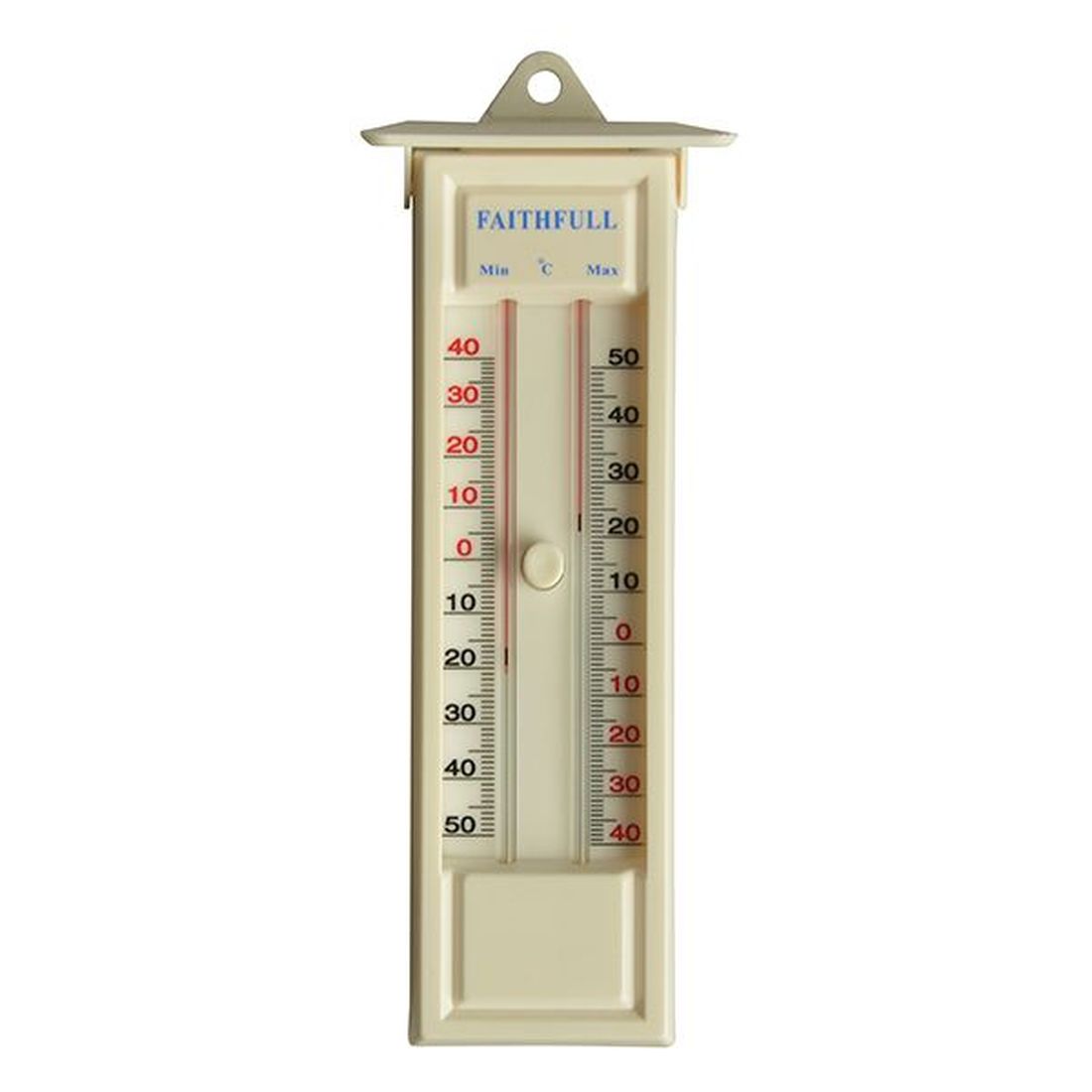 Faithfull Thermometer Press Button Max-Min  
