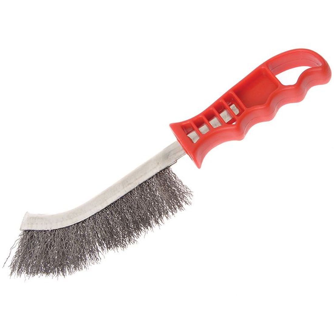 Faithfull Wire Scratch Brush Steel Red Handle                                             