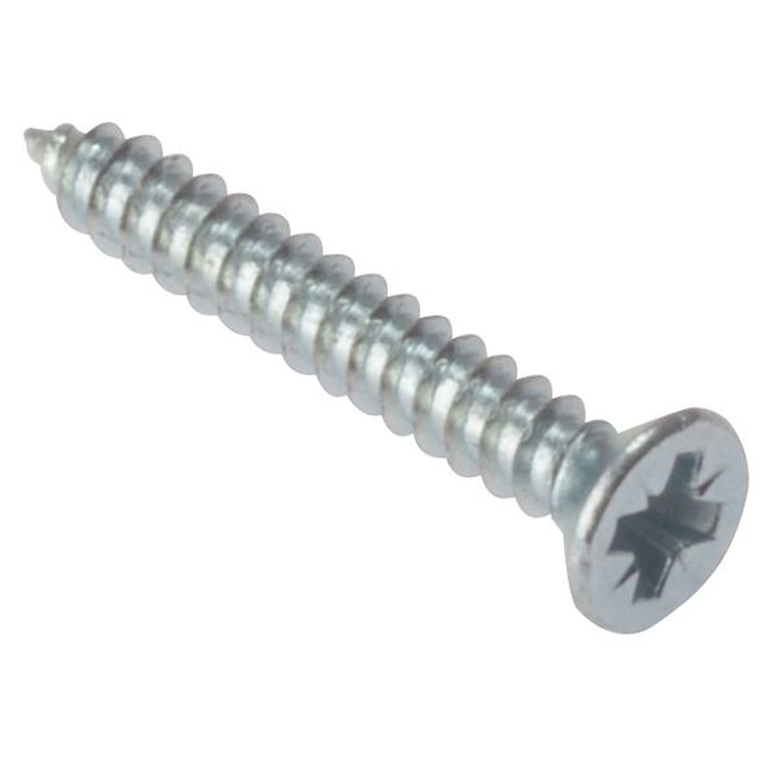 ForgeFix Self-Tapping Screw Pozi Compatible CSK ZP 1in x 6 Box 200                       