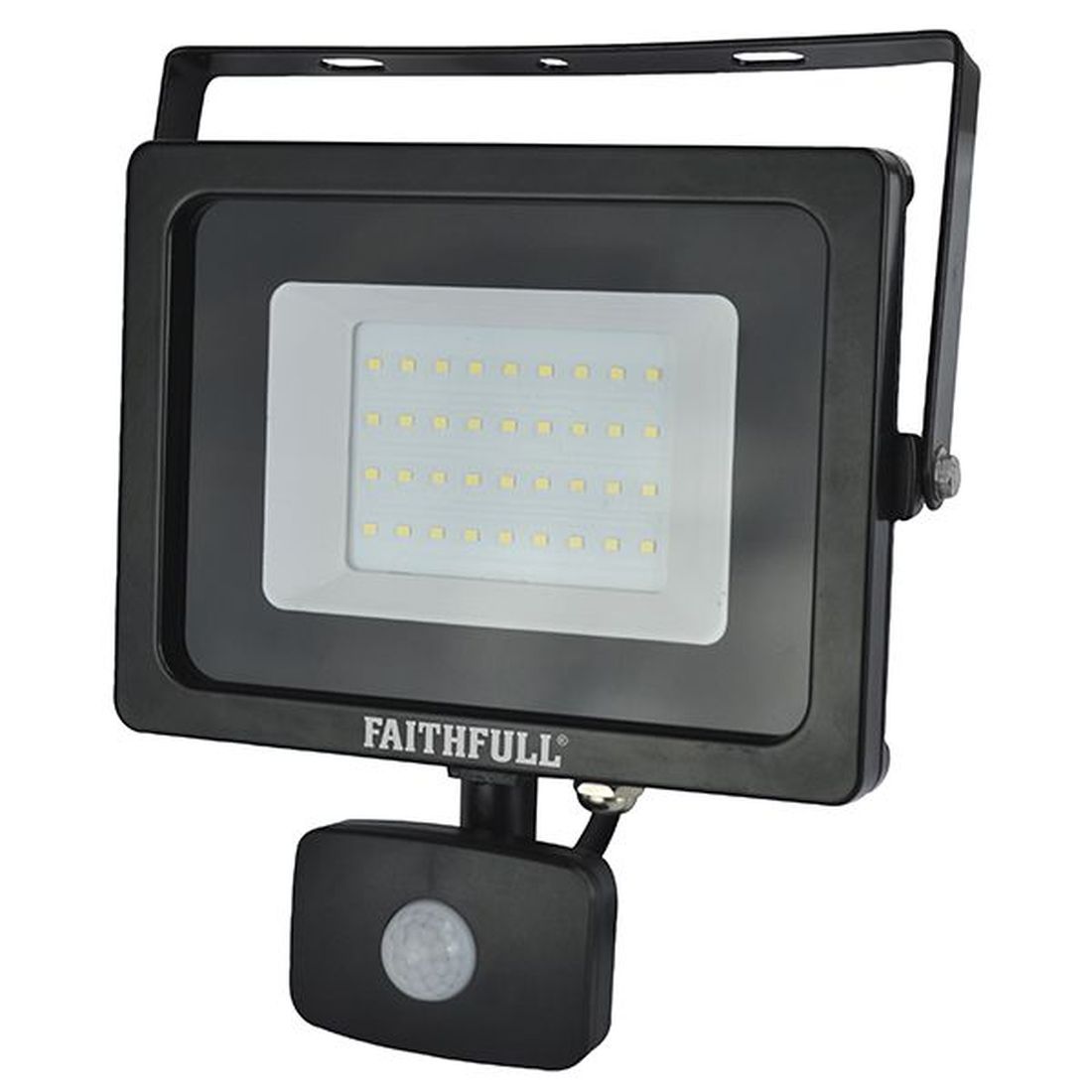 Faithfull SMD LED Security Light with PIR 30W 2400 lumen 240V                             