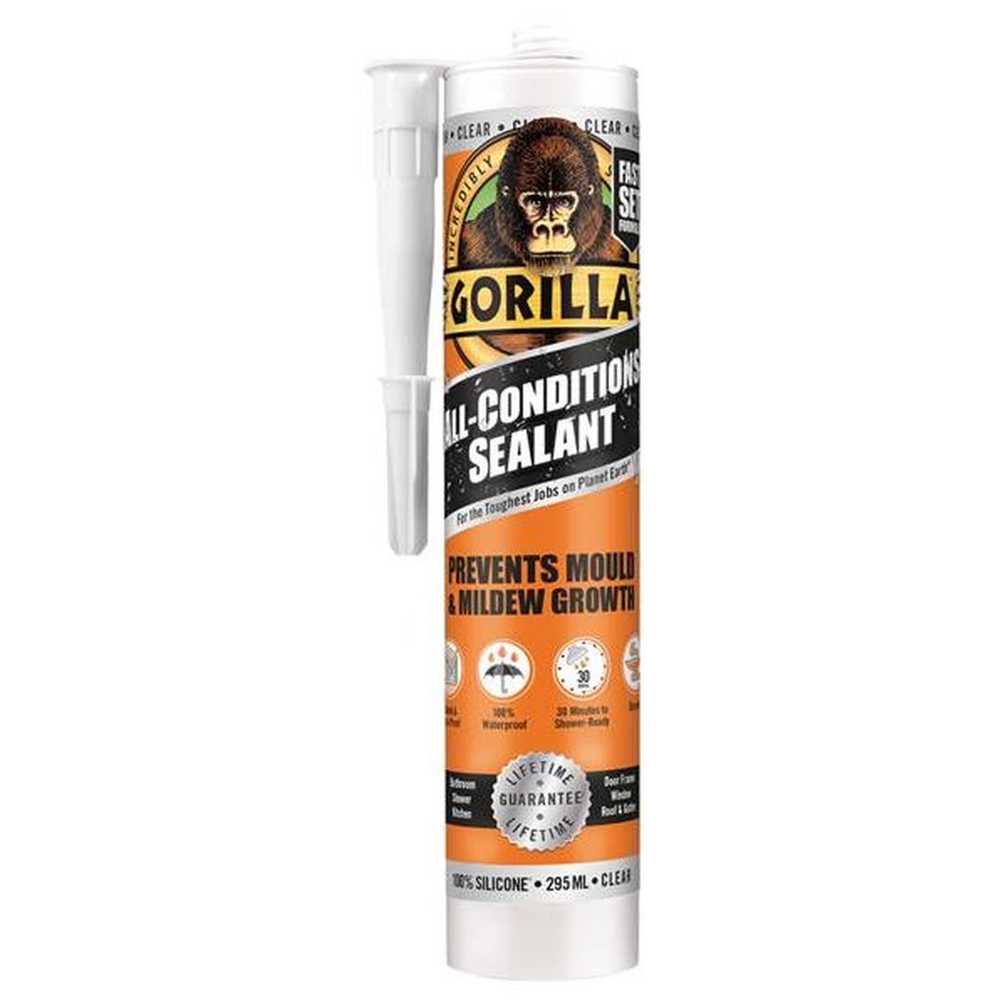 Gorilla Glue Gorilla All Condition Sealant Clear 295ml                                       