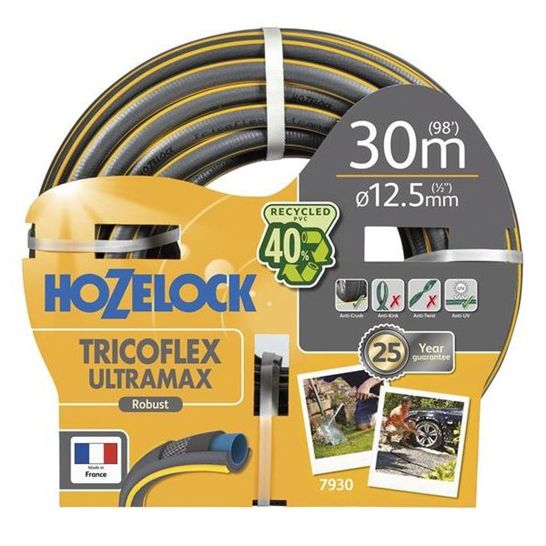 Hozelock 7930 Tricoflex Ultramax Anti-Crush Hose 30m                                     