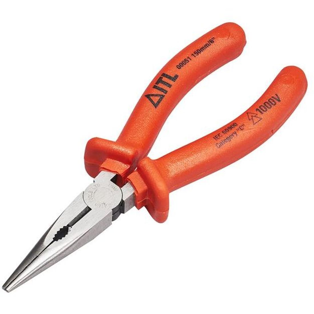 ITL Insulated Insulated Snipe Nose Pliers 150mm 