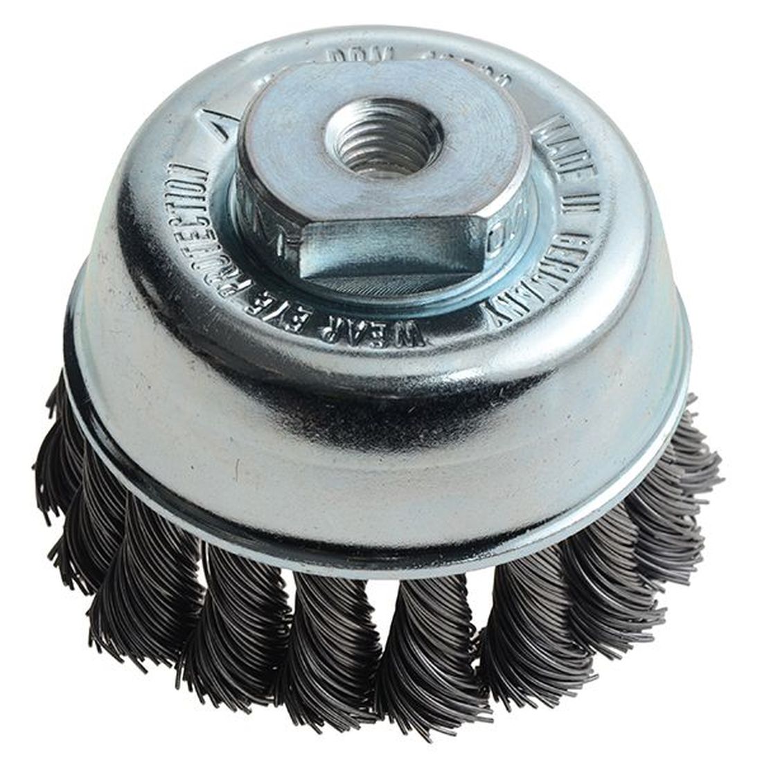 Lessmann Knot Cup Brush 65mm M10x2.0, 0.50 Steel Wire                                    