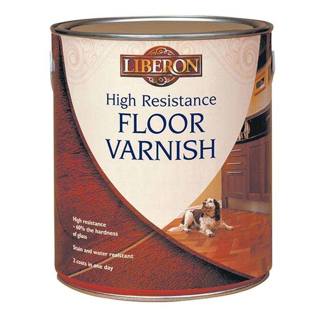 Liberon High Resistance Floor Varnish Light Oak Wax Effect 2.5 litre                    