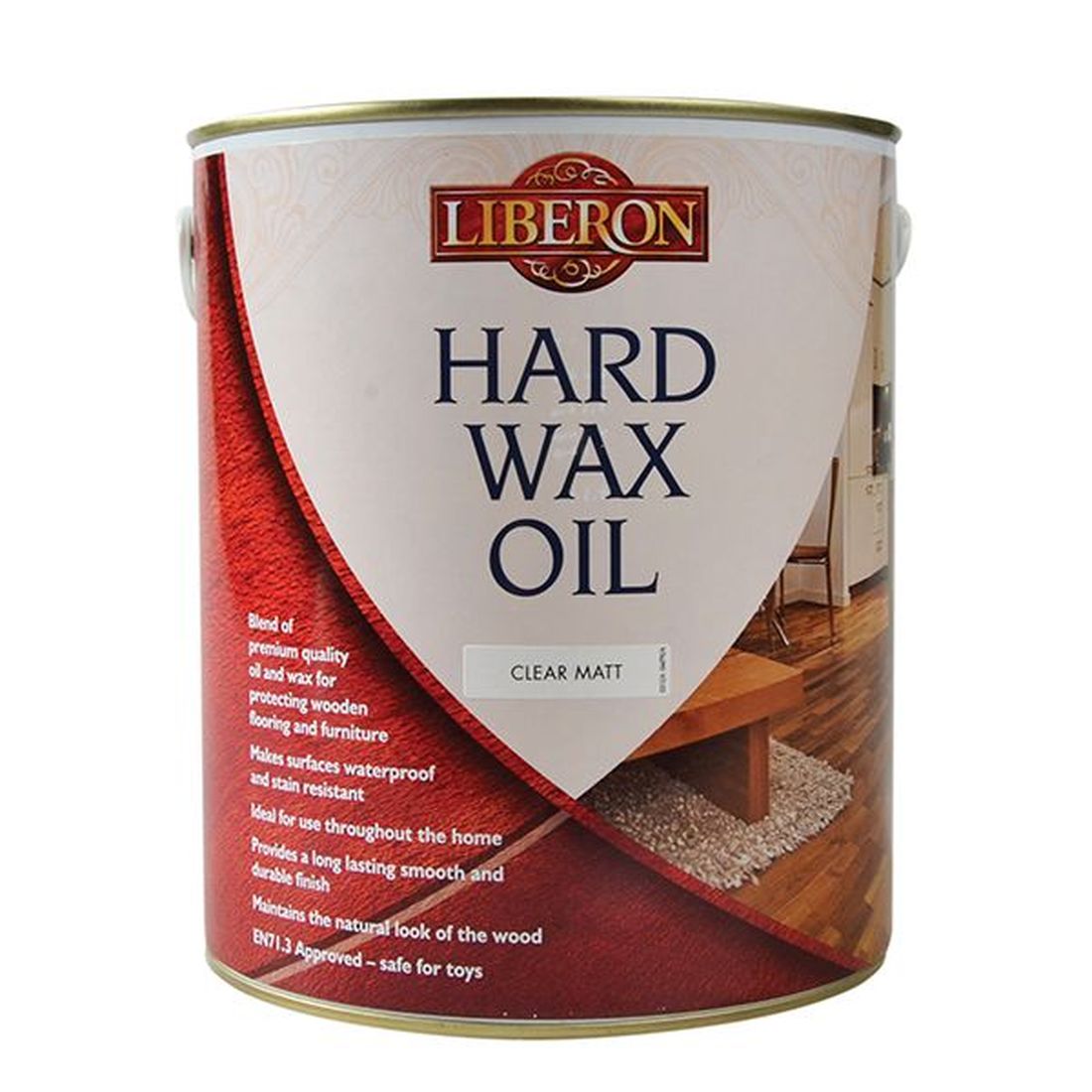 Liberon Hard Wax Oil Clear Matt 2.5 litre 
