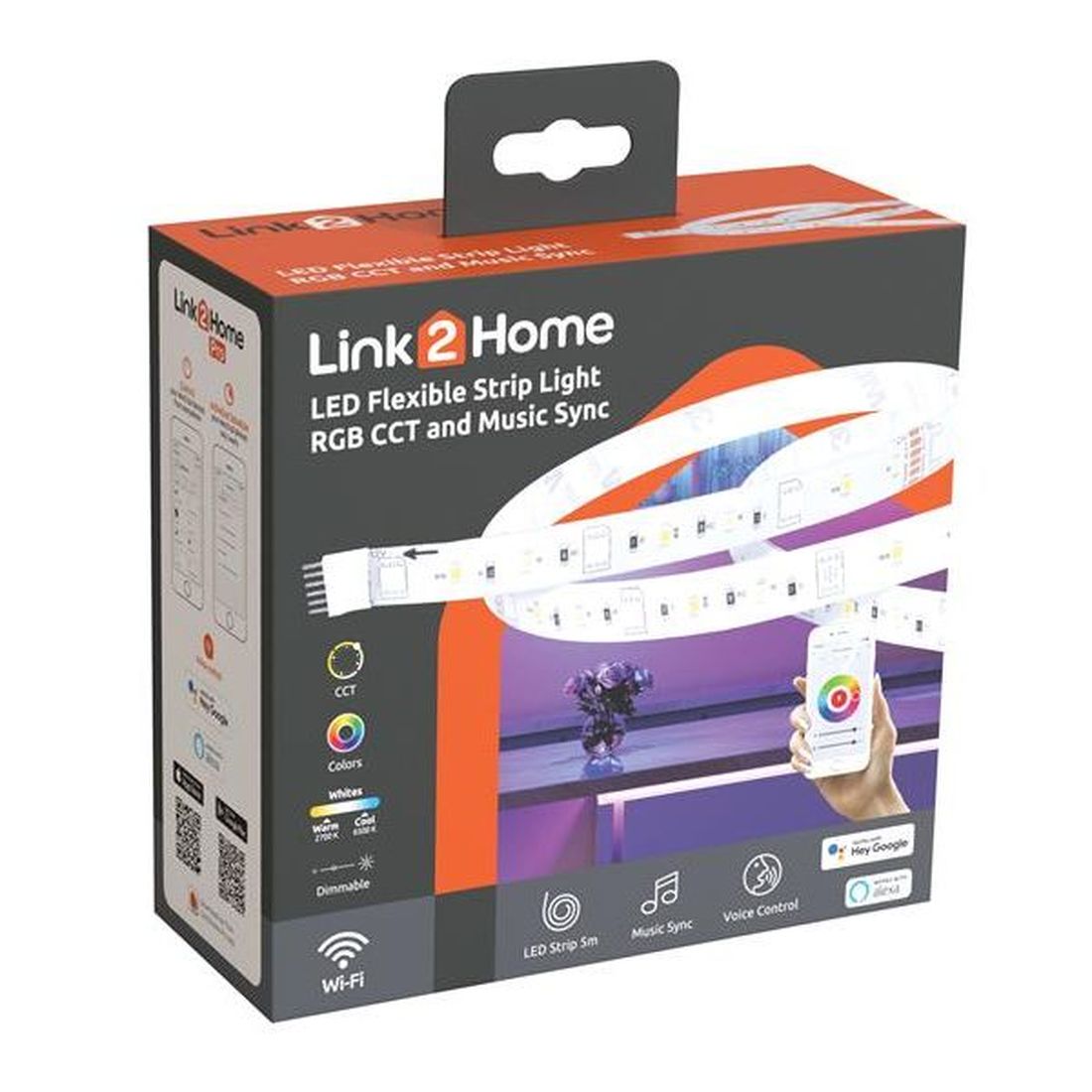 Link2Home Flexible LED Light Strip 5m       
