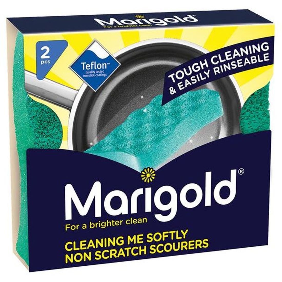 Marigold Cleaning Me Softly Non-Scratch Scourers x 2 (Box 14)                            
