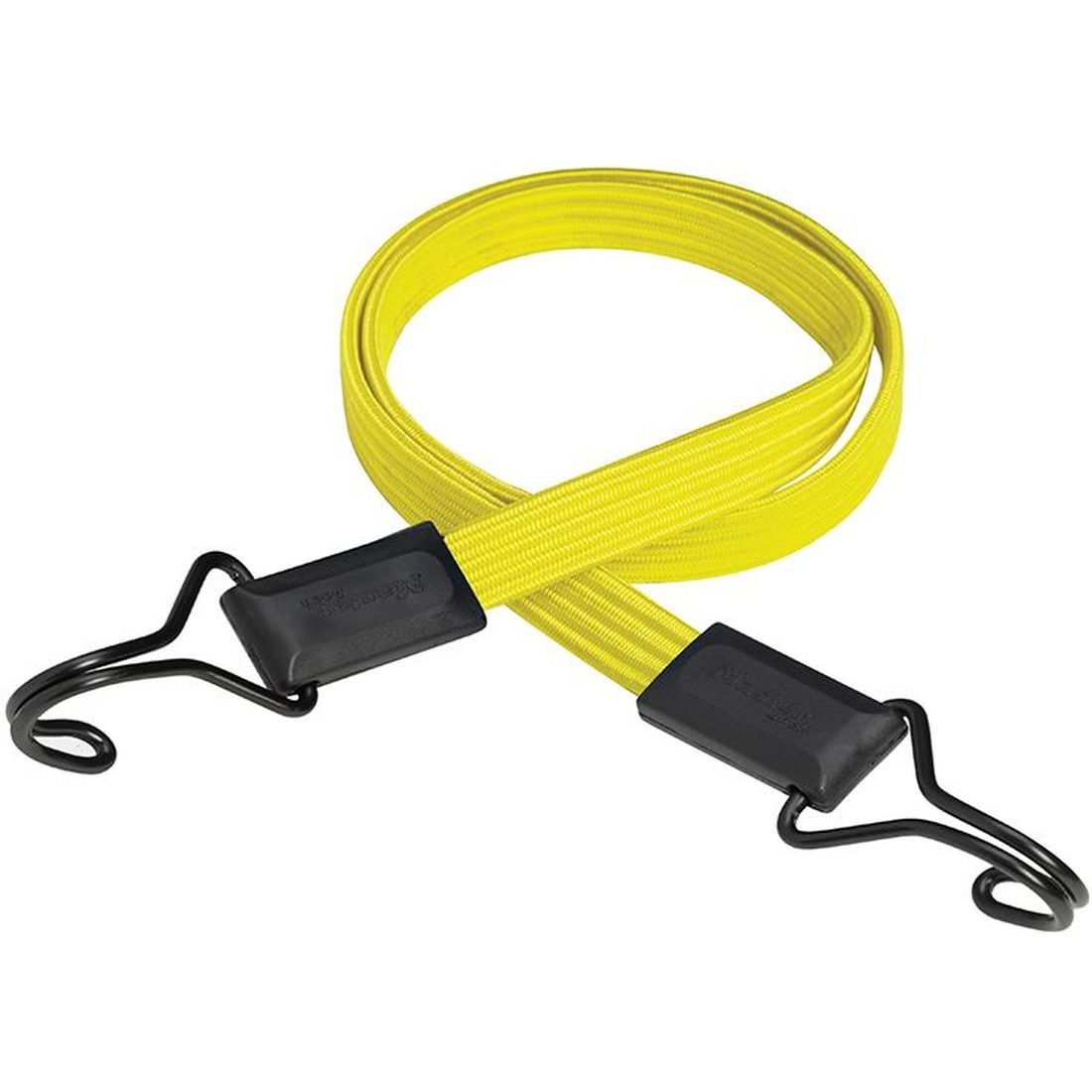 Master Lock Flat Bungee 100cm Yellow Double Hook                                            