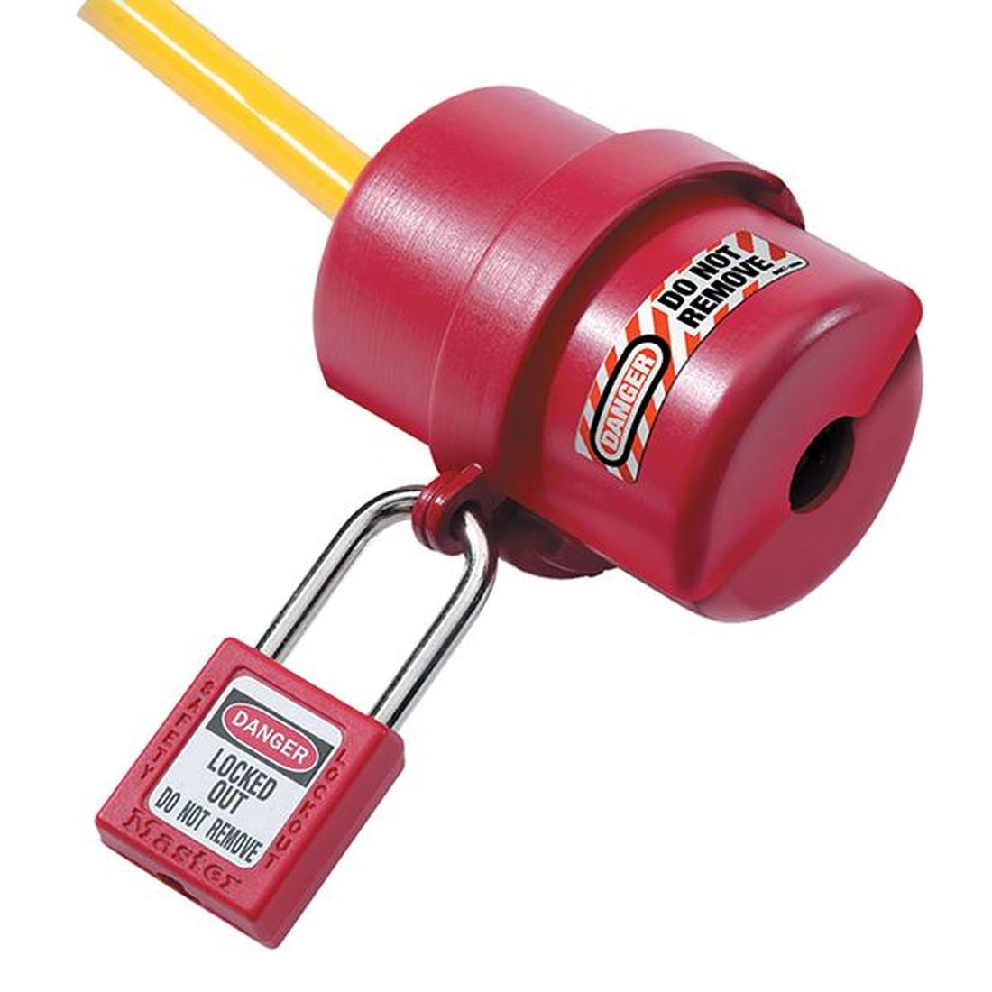 Master Lock Lockout Electrical Plug Cover Small for 120V - 240V                             
