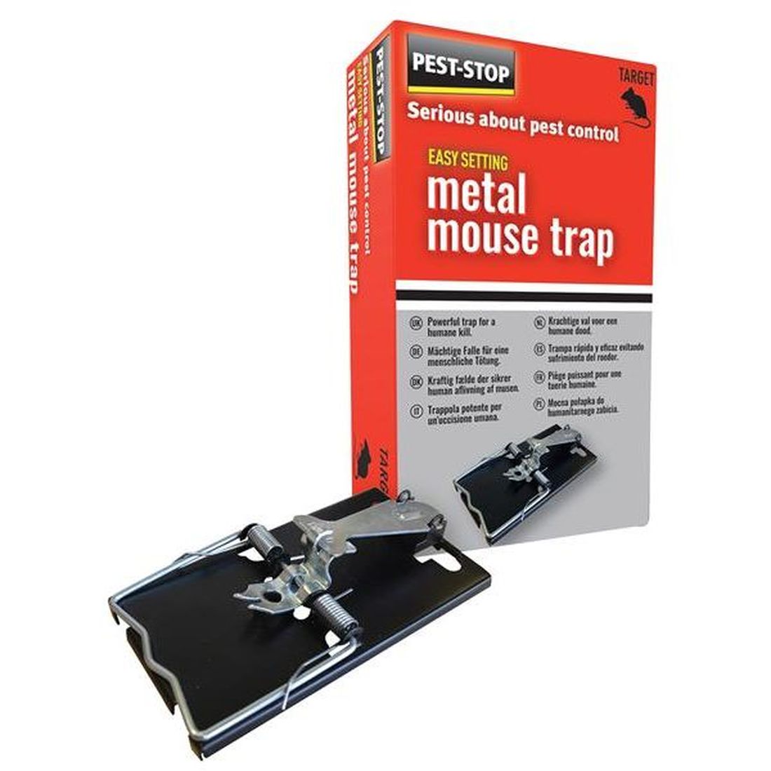 Pest-Stop Easy Setting Metal Mouse Trap     
