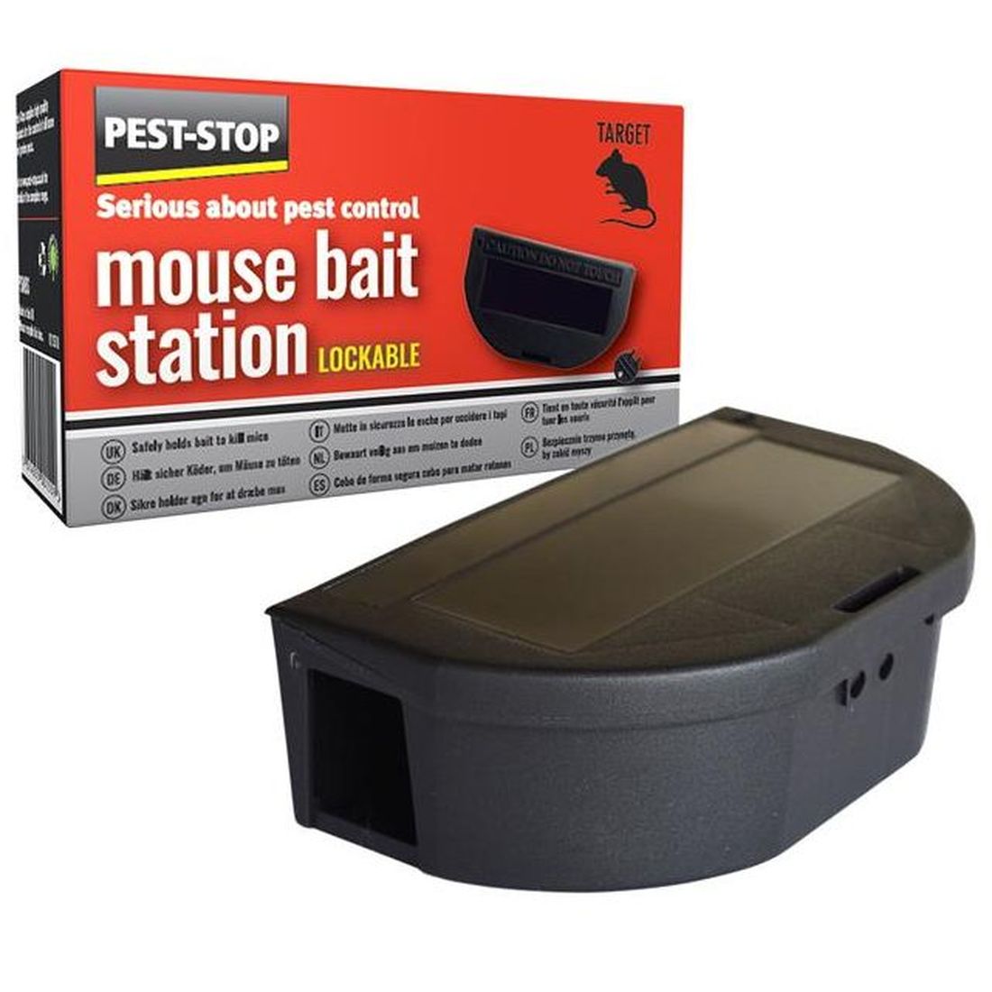 Pest-Stop Plastic Mouse Bait Station        